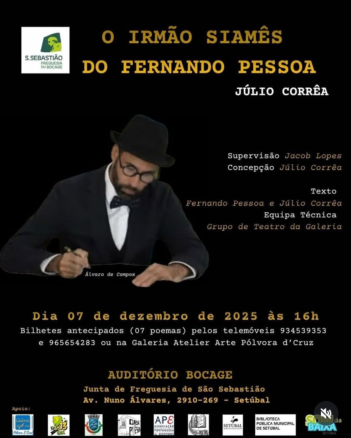 Poster for O irmão siamês do Fernando Pessoa 