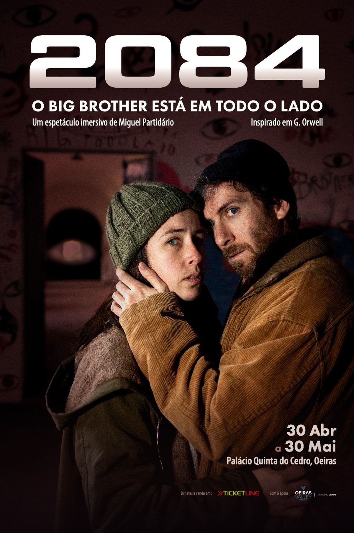 Poster for 2084 - O BIG BROTHER ESTÁ EM TODO O LADO