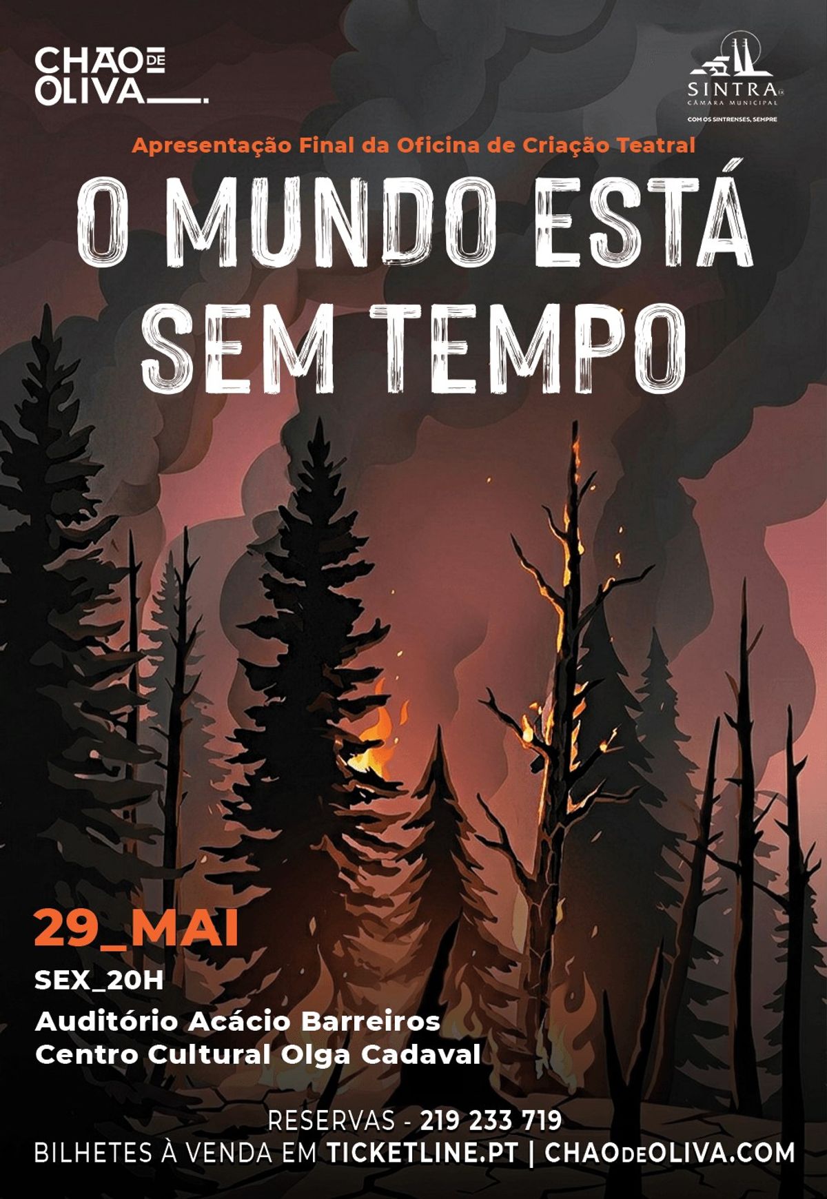 Poster for O MUNDO ESTÁ SEM TEMPO