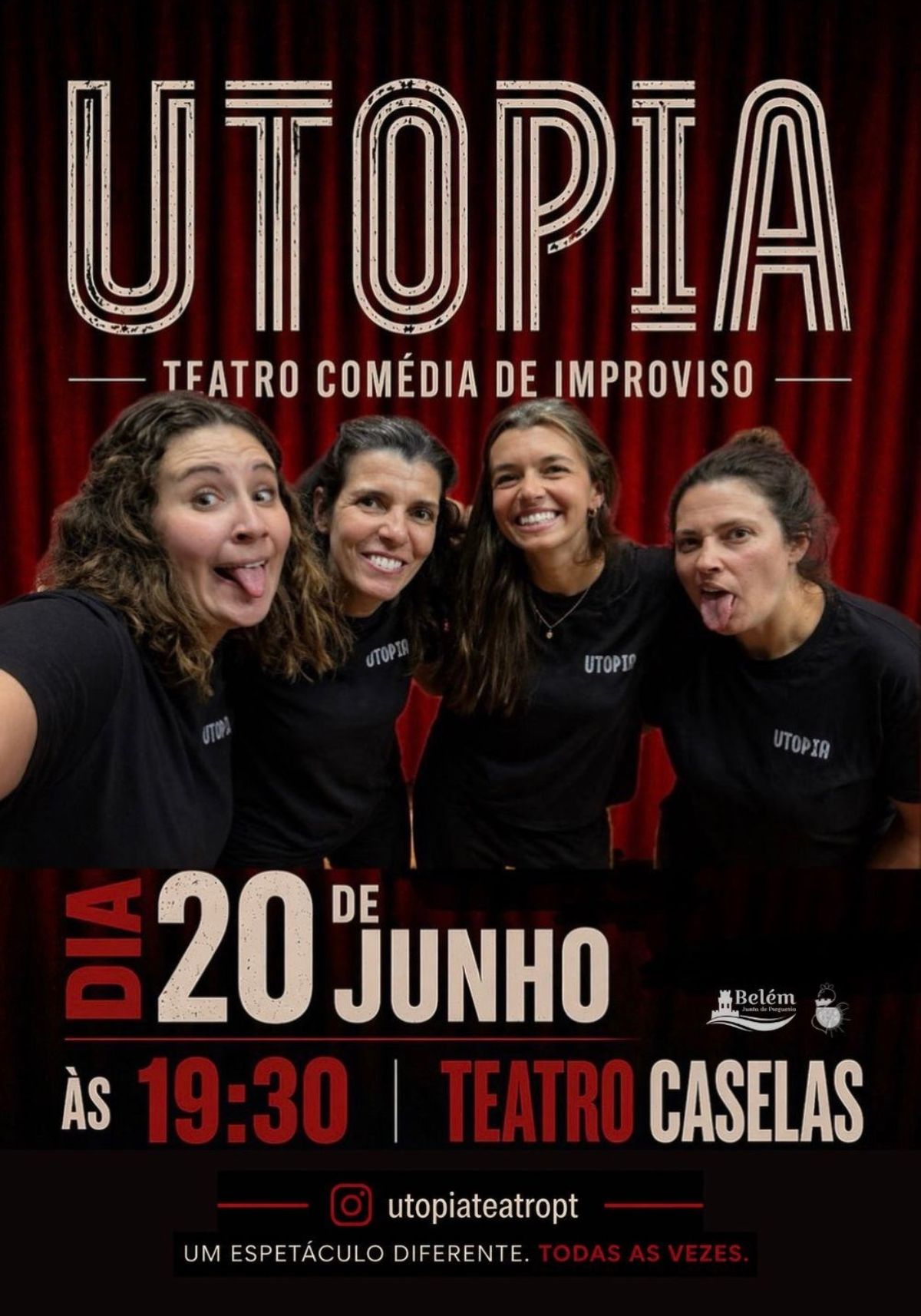 Poster for Teatro Comédia de Improviso Utopia